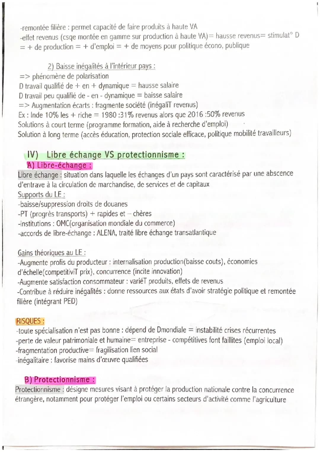 Chapitre 2: Fondement du commerce international et internalisation de la production:
Introduction : Un des phénomènes les plus marquants des