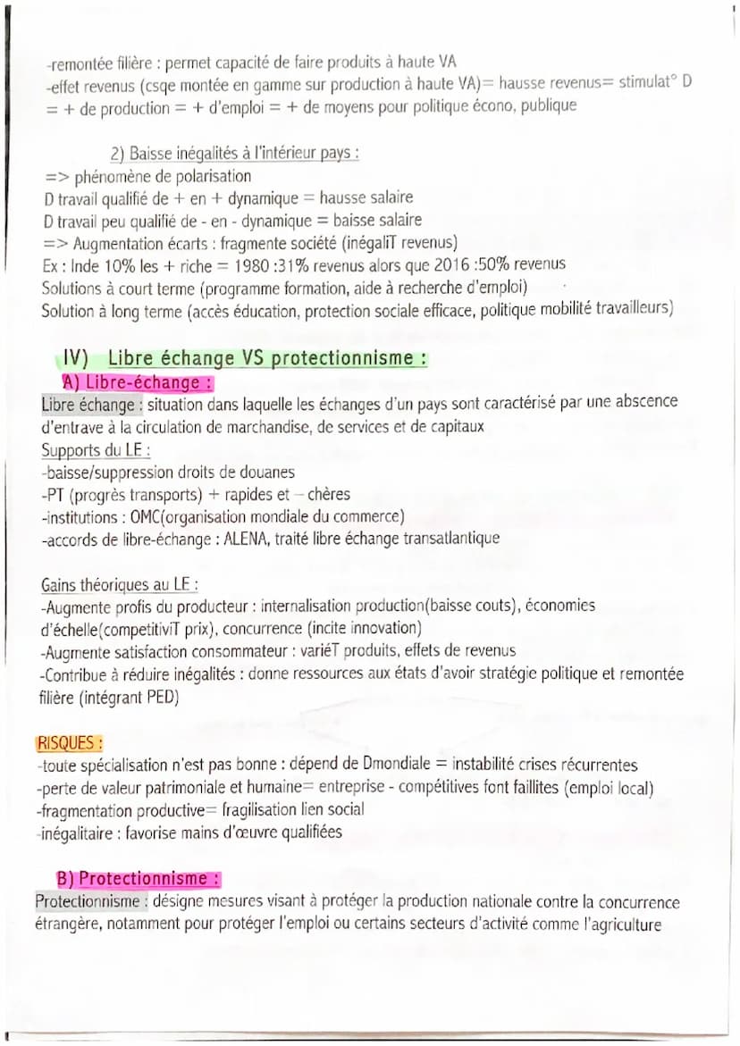 Chapitre 2: Fondement du commerce international et internalisation de la production:
Introduction : Un des phénomènes les plus marquants des
