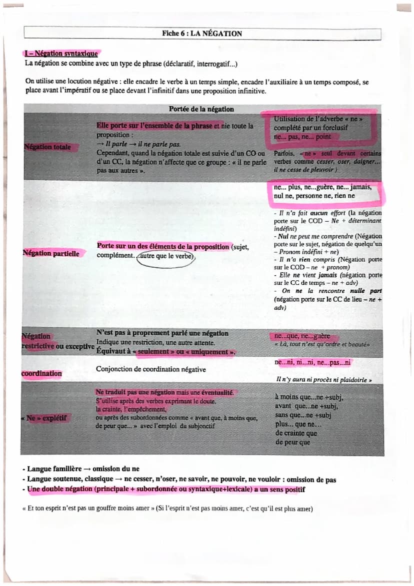 CLASSE
NOM/
SUBSTANTIF
DÉTERMINANT
Article défini /
indéfini ou partitif
démonstratif
possessif
indéfini
Interrogatif ou
exclamatif
Numéral
