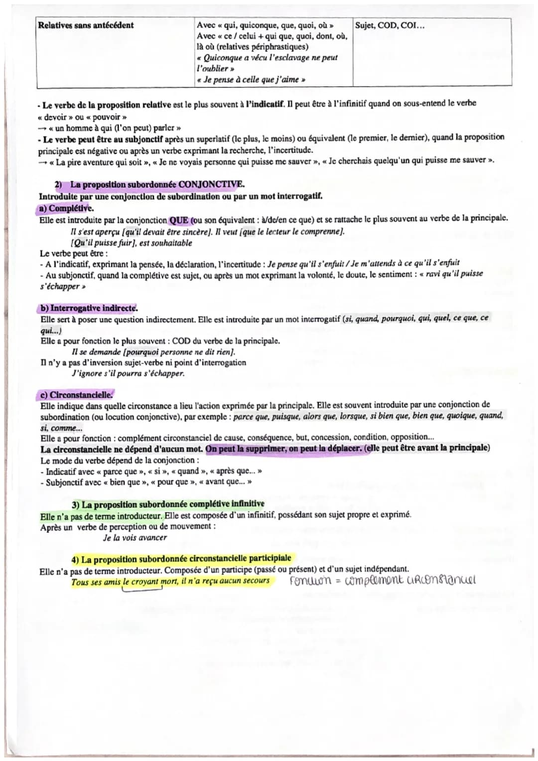CLASSE
NOM/
SUBSTANTIF
DÉTERMINANT
Article défini /
indéfini ou partitif
démonstratif
possessif
indéfini
Interrogatif ou
exclamatif
Numéral
