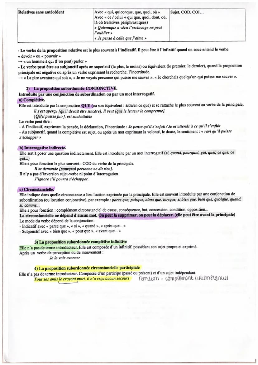 CLASSE
NOM/
SUBSTANTIF
DÉTERMINANT
Article défini /
indéfini ou partitif
démonstratif
possessif
indéfini
Interrogatif ou
exclamatif
Numéral
