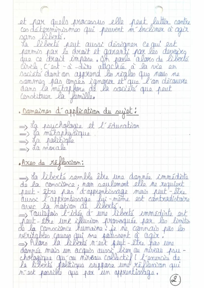 Doit
on apprendre
à être libre?
VIL
1 À faire
au bravillion)
• Analyse des termes du sujet;
Faut-il : du verbe falloir,
L> exprime la nécess