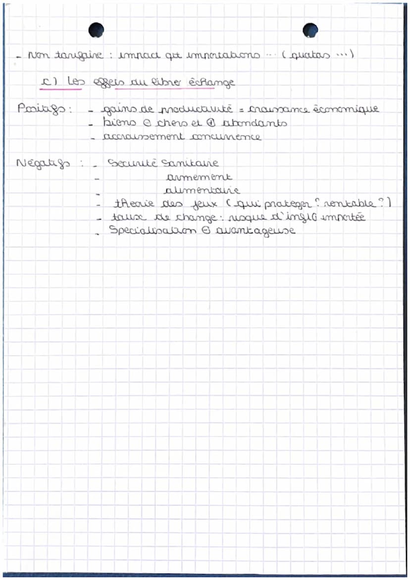 CHAPITRE 2
U
-> Quels sont les fondements du commerce international et de
l'internalisation de ses facteurs de production ?
1) Les avantages