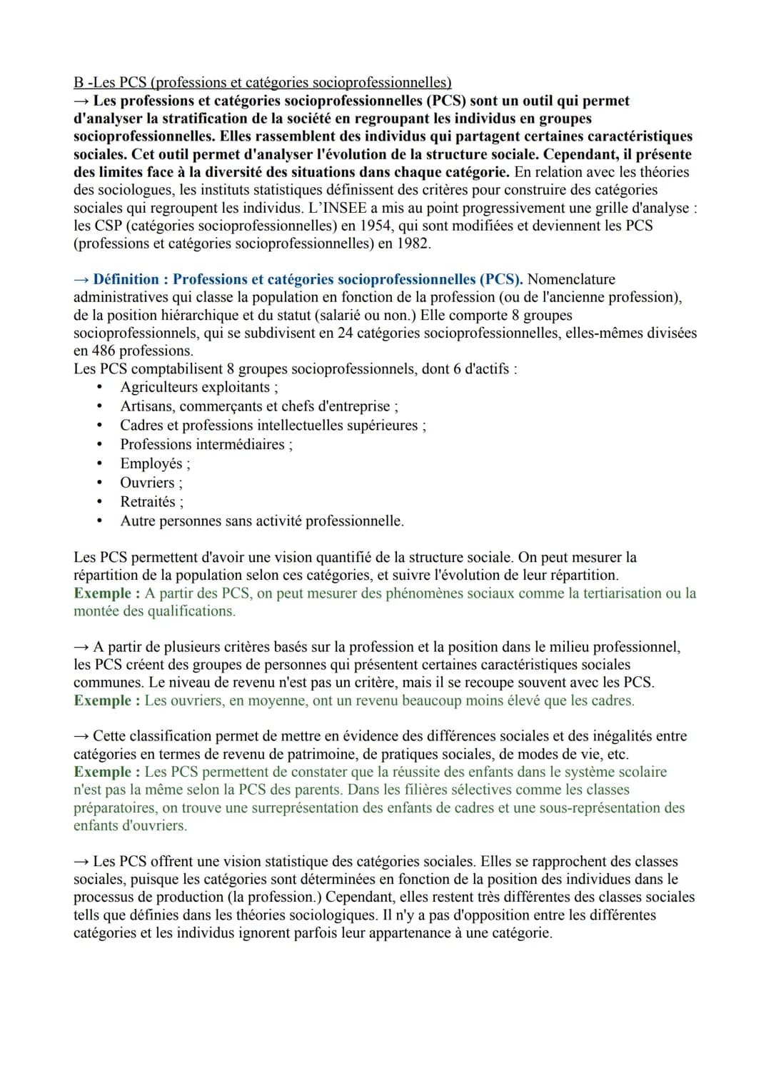 CHAPITRE 1 Social: Comment est structurée la société française actuelle ?
Résumé :
L'analyse de la société repose en partie sur des approche