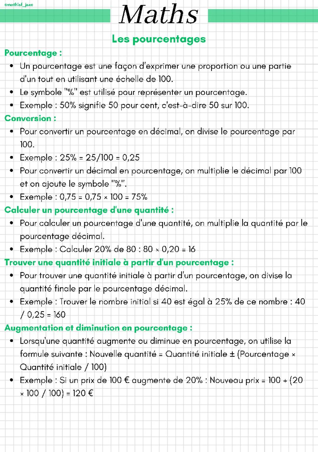 Comment Calculer les Pourcentages - Formules et Astuces