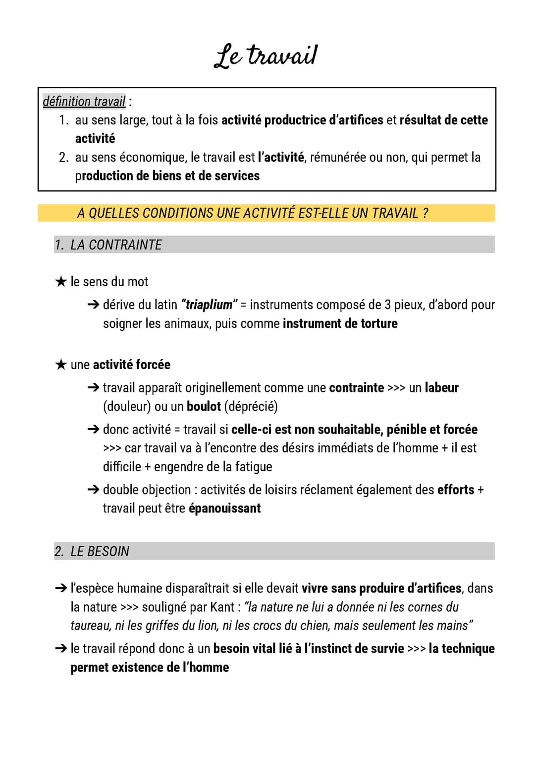 Le travail (philosophie)
