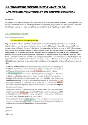 Know Métropole et Colonie thumbnail