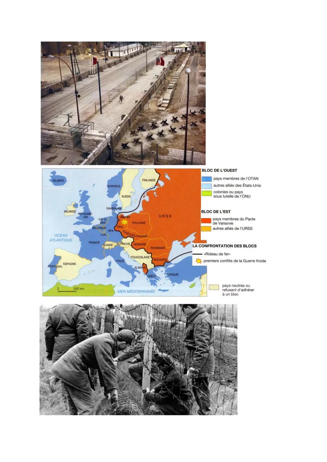 Les frontières délimitent un territoire, elles peuvent être aménagées pour le protéger vis-à-vis de
l'extérieur. Comme par exemple la Grande