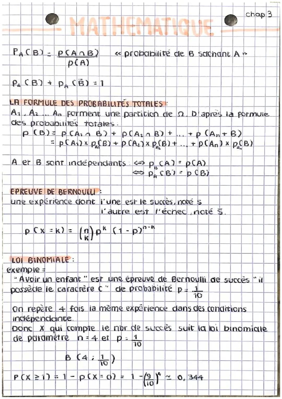 Probabilité 
