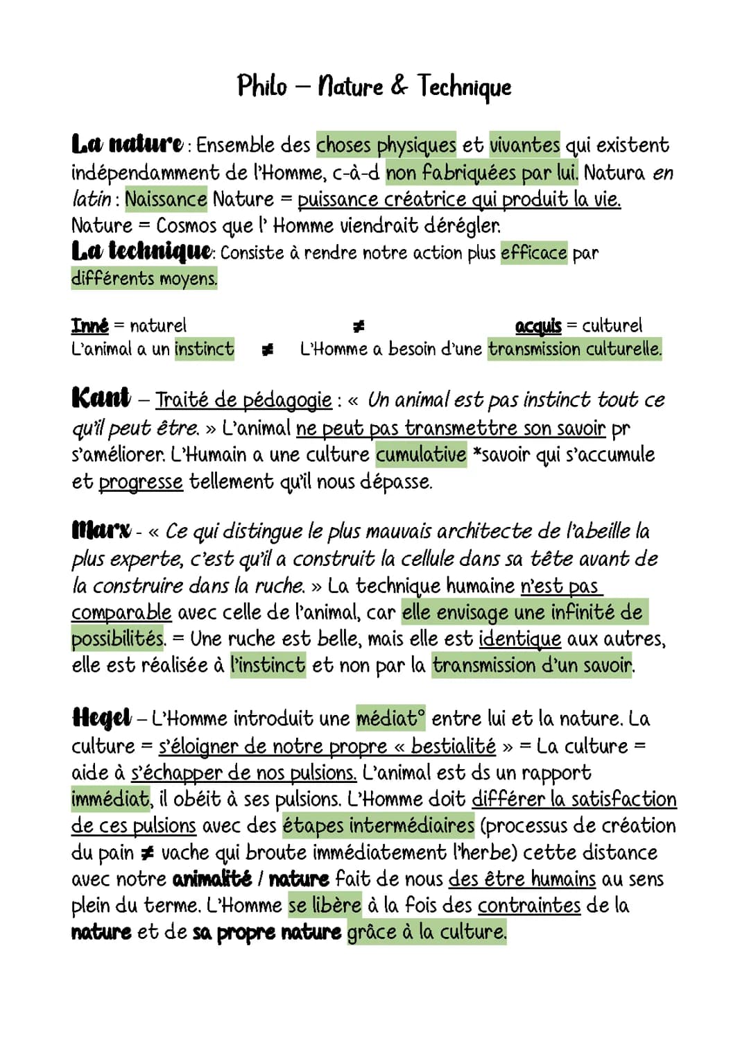 Philo: Exemple de Sujet sur la Technique pour toi