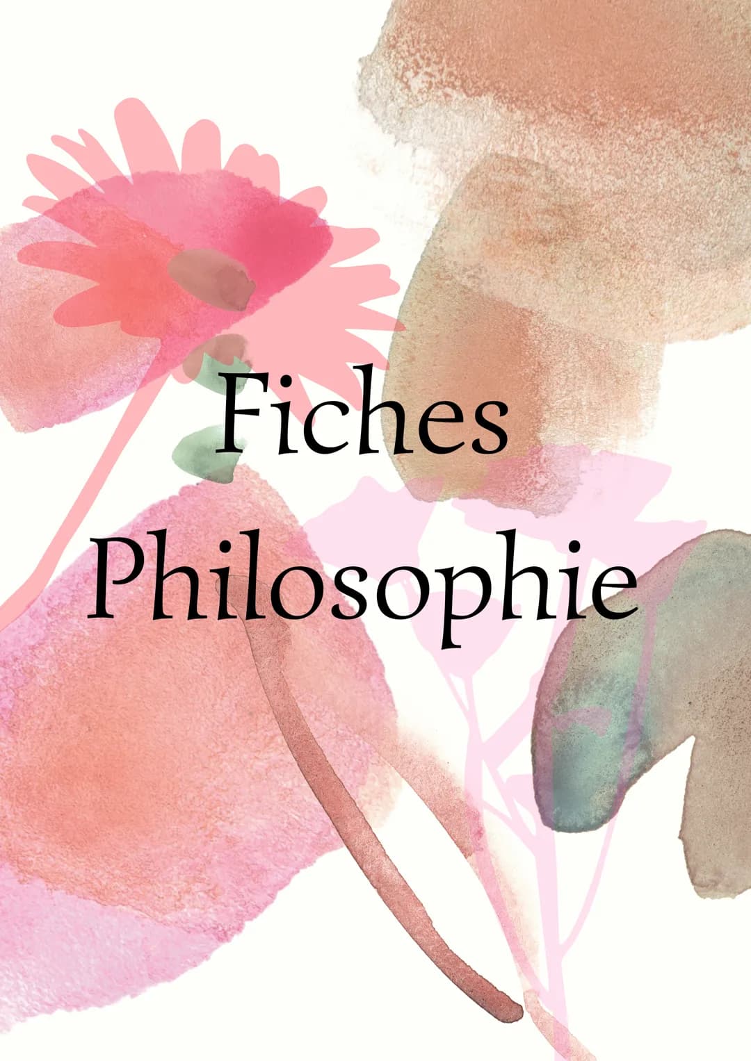Fiches
Philosophie