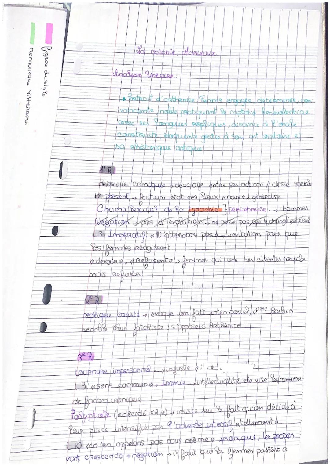 figure de
7
La Colonie, Marivaux

Introduction:

Apres & échec de l' unique neprésentation de la
nouvelle carance ou la seque des gecomes en