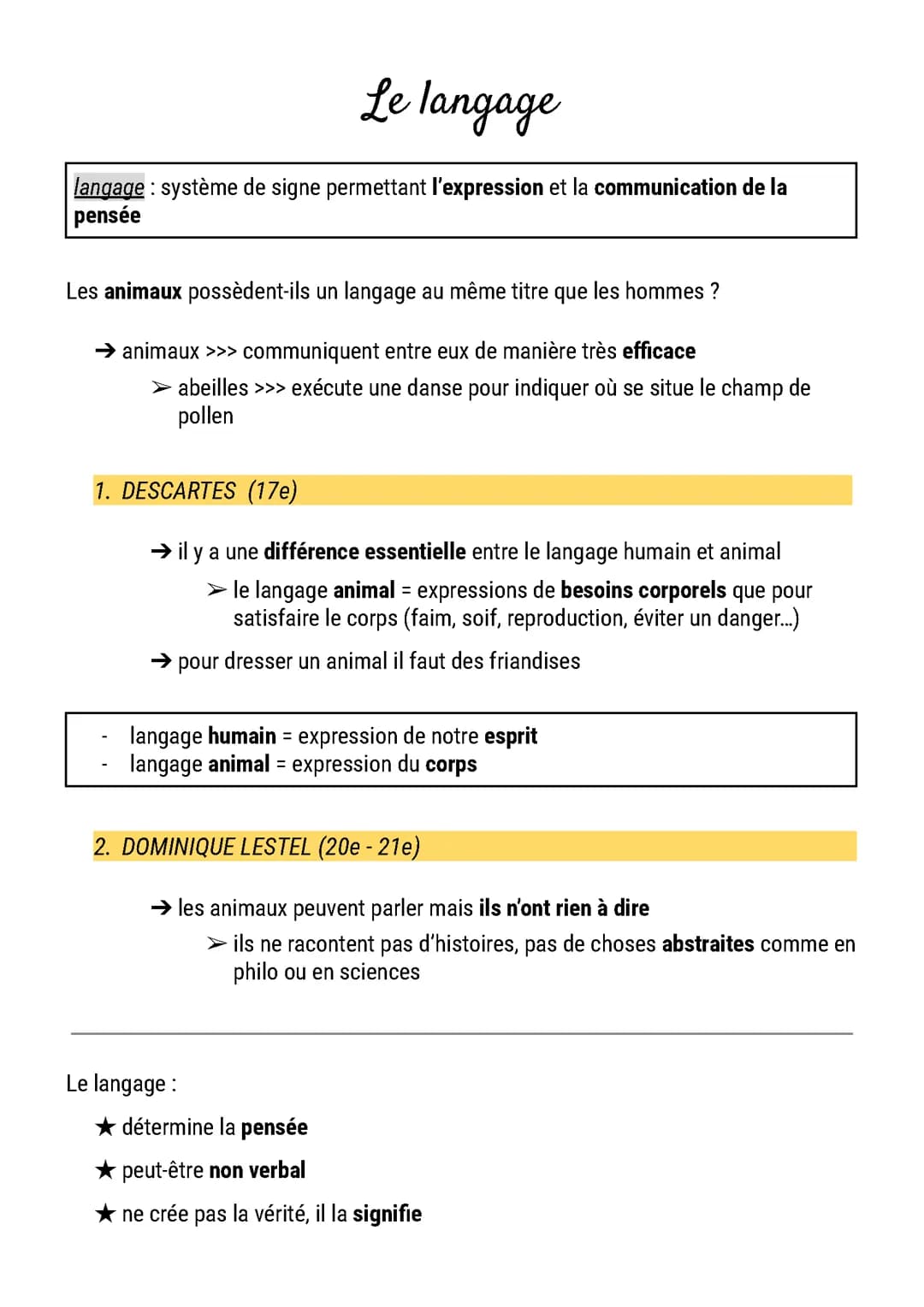 Le langage (philosophie)