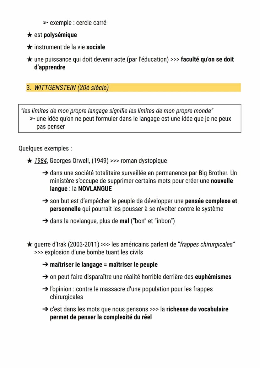 Le langage
langage système de signe permettant l'expression et la communication de la
pensée
Les animaux possèdent-ils un langage au même ti