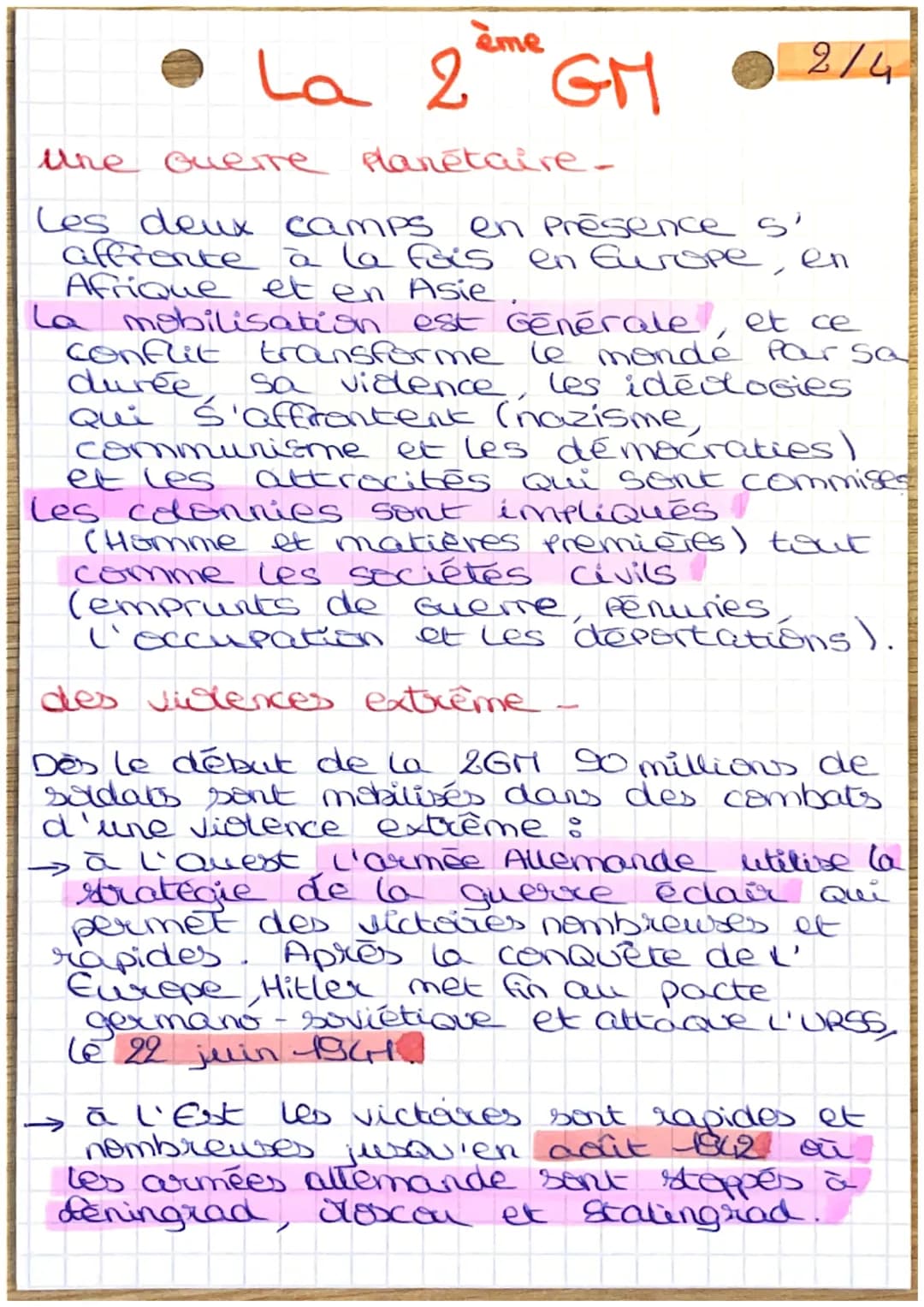 •La 2ème GM
1/4
11 septembre 1939: (Allemagne nazie
envahit la Pologne.
3 septembre 1939 le Royaume-Uni et
la France déclarent a
Guerre à l'