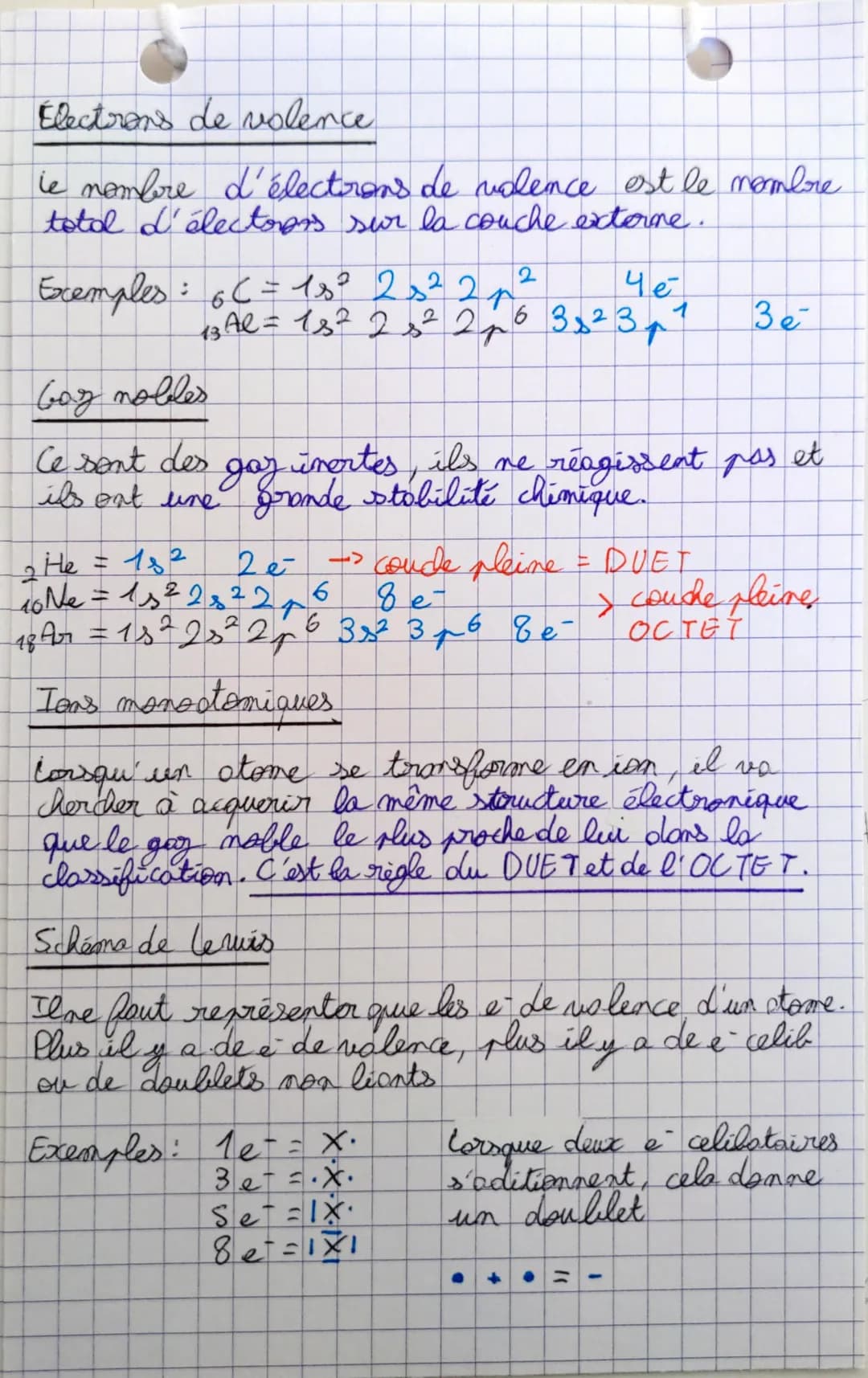 PHYS
Vers des entites plus stables
3
A
H
|1|
li
↑ Configuration électronique d´un stome
Exemples ₂ He → 18²
2
Ne
Alcalins
4
Is 7
त
Be
19
Ma
