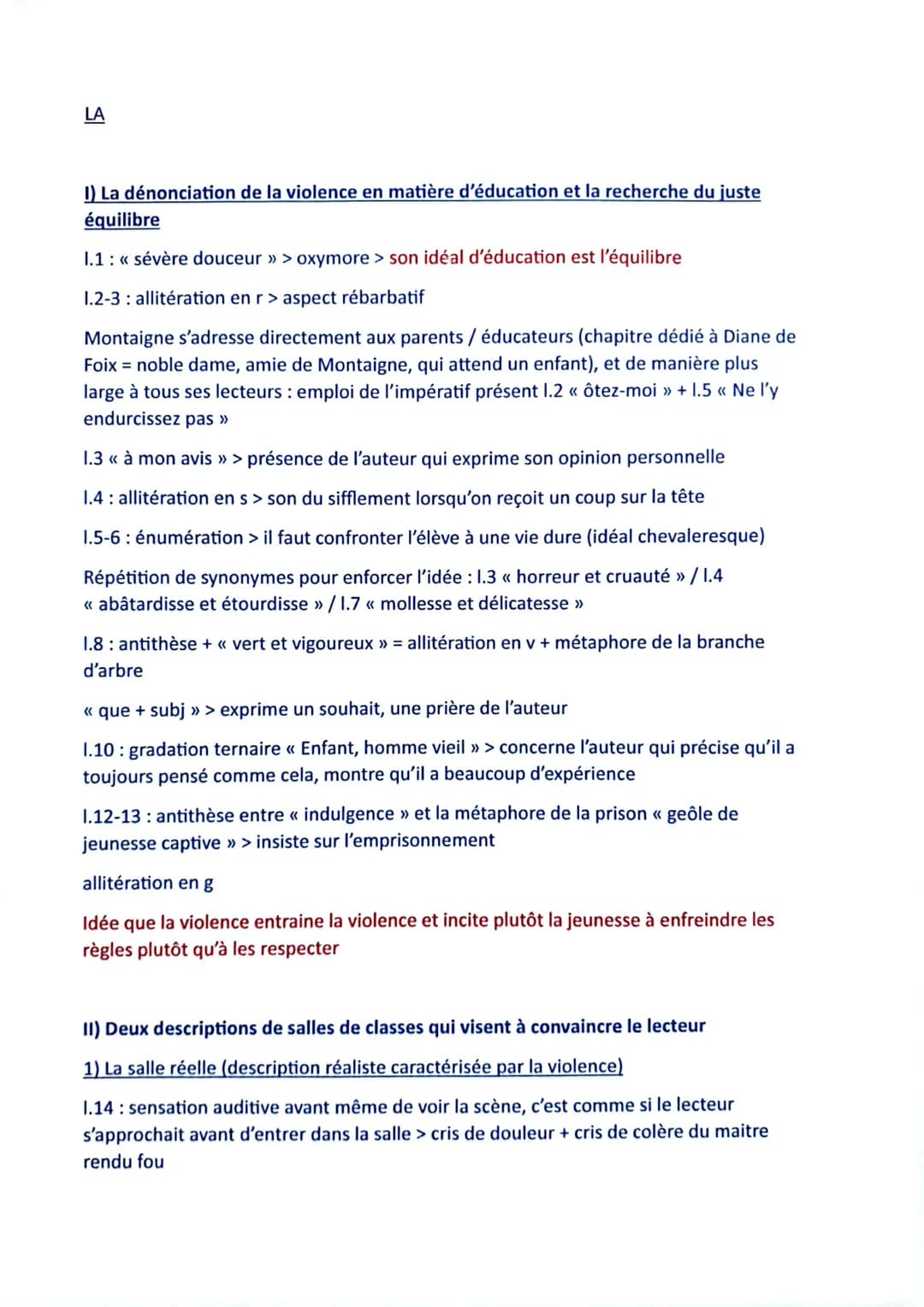 I
#
Au demeurant, cette institution se doit conduire par une sévère douceur, non comme il
se fait. Au lieu de convier les enfants aux lettre