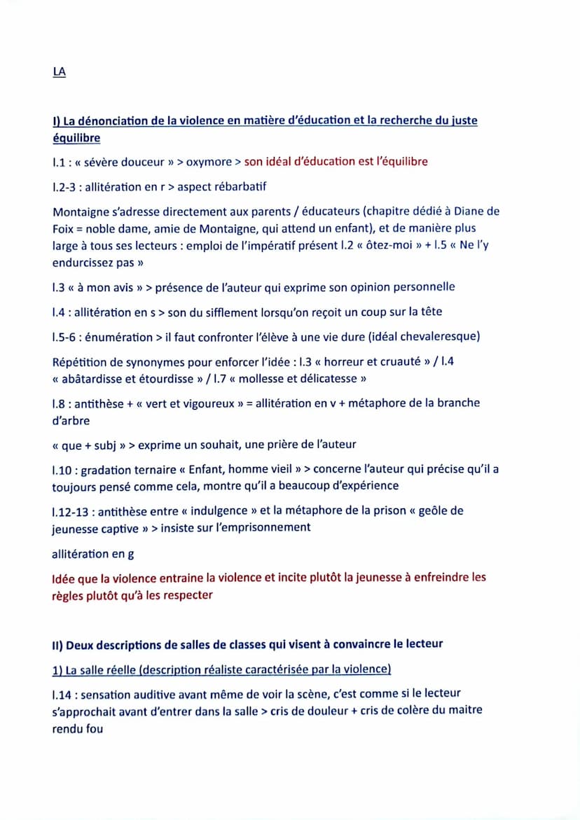 I
#
Au demeurant, cette institution se doit conduire par une sévère douceur, non comme il
se fait. Au lieu de convier les enfants aux lettre