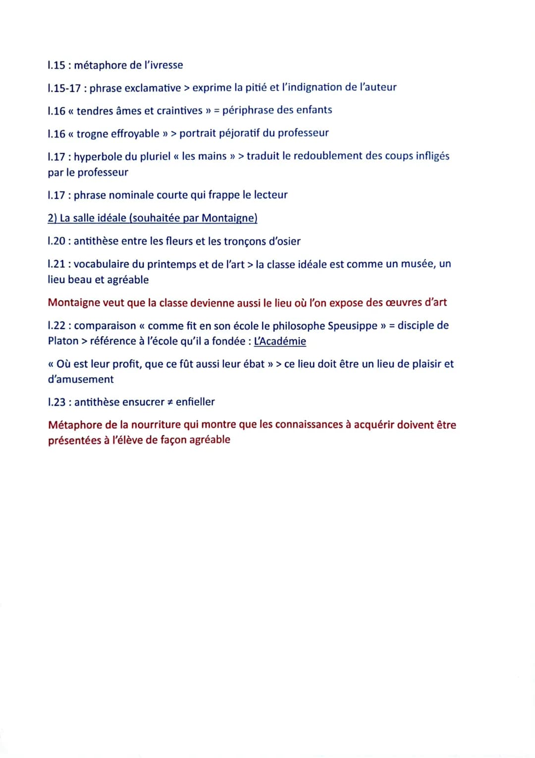 I
#
Au demeurant, cette institution se doit conduire par une sévère douceur, non comme il
se fait. Au lieu de convier les enfants aux lettre