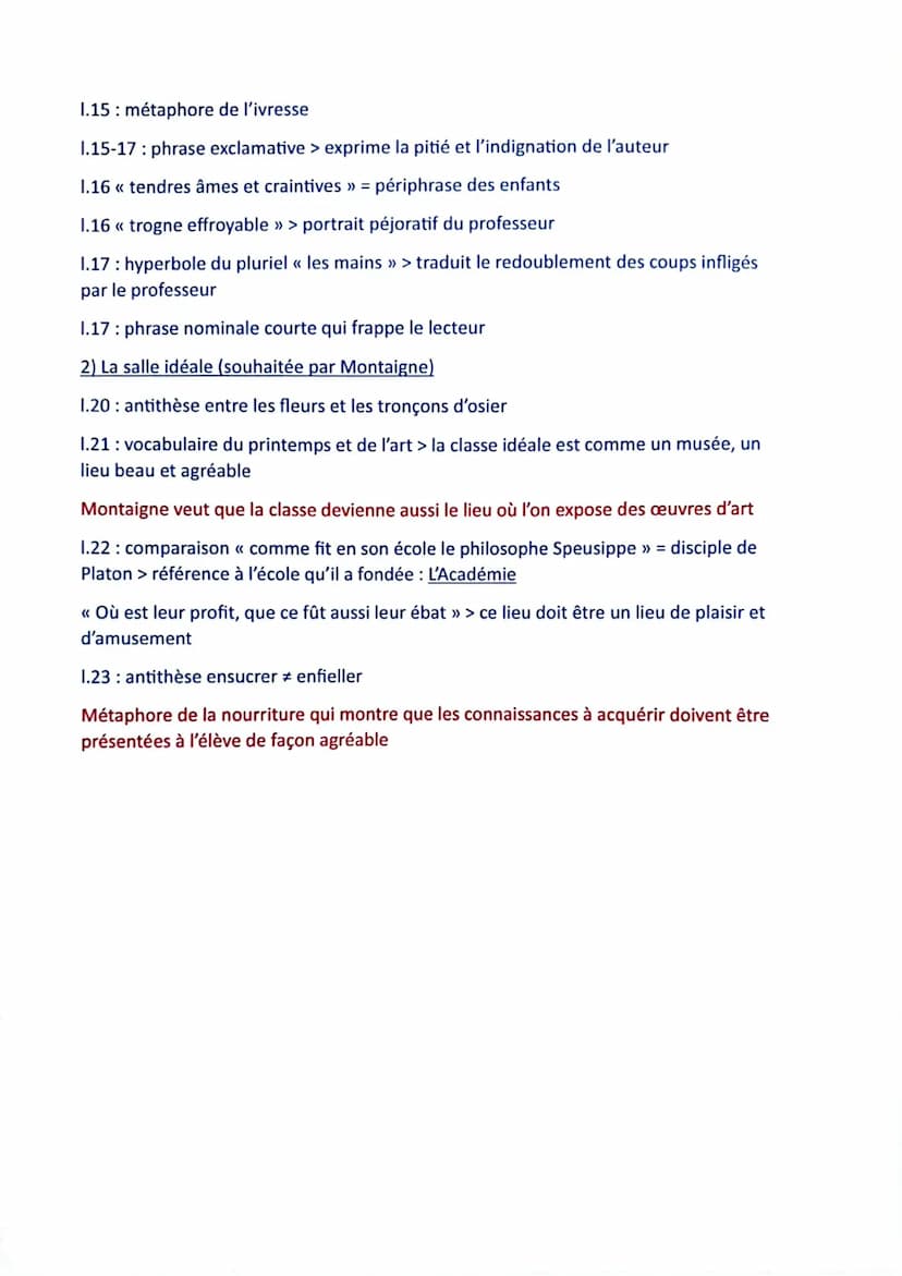 I
#
Au demeurant, cette institution se doit conduire par une sévère douceur, non comme il
se fait. Au lieu de convier les enfants aux lettre