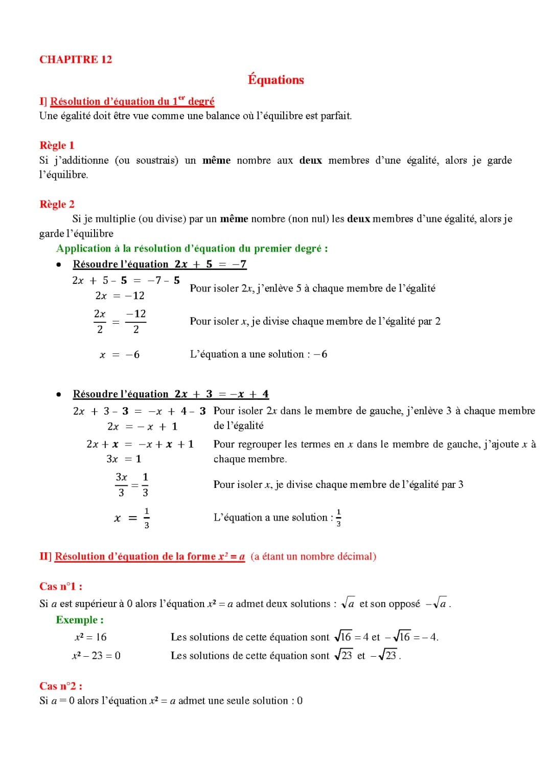équation 