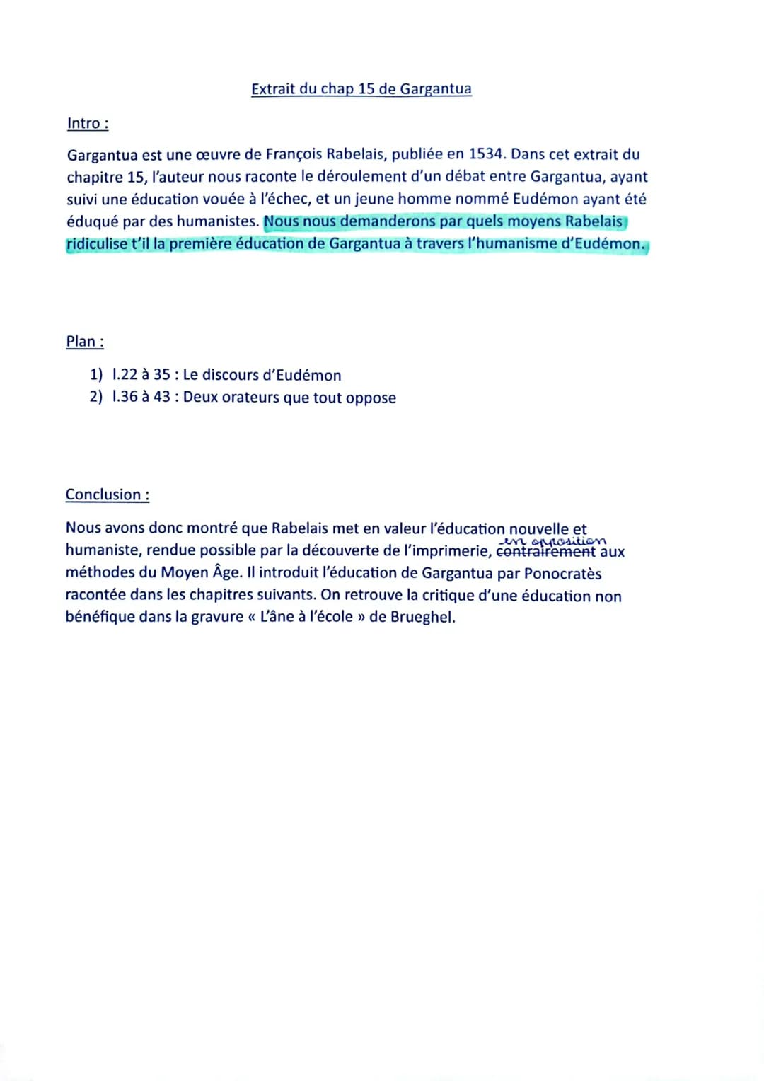 I
II
25
30
35
40
SEQ. II- TEXTE 2
Alors Eudémon demanda la permission de le faire au vice-roi son
maître, le bonnet au poing, le visage ouve