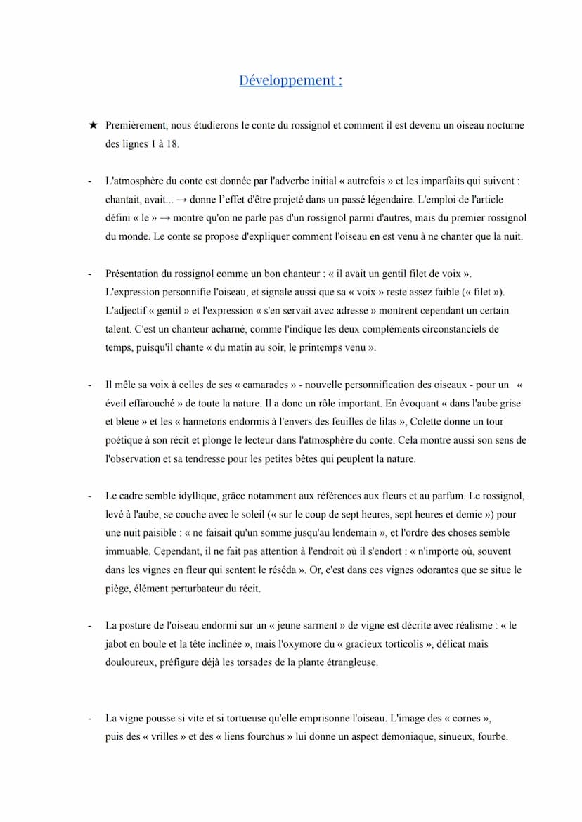 Texte Bac N° 5: Colette, Sido et Les vrilles de la vigne,
“Les vrilles de la vigne” 1908, p. 138-140.
Séquence 2: le romain et récit.
Suppor