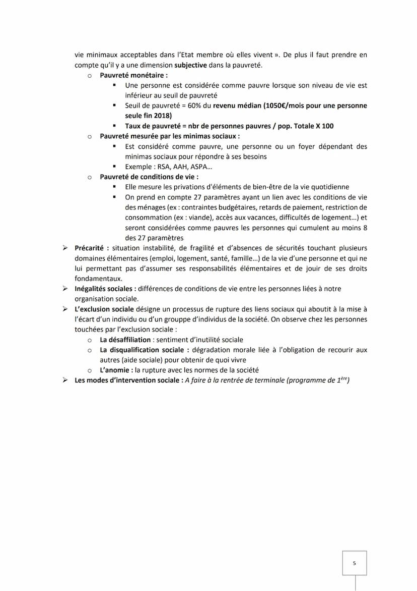 2020-2021
Première ST2S
Bilan du pôle thématique
M. NADIN
LYCEE TECHNOLOGIQUE CARREL Table des matières
Définitions - Ce que je dois savoir 