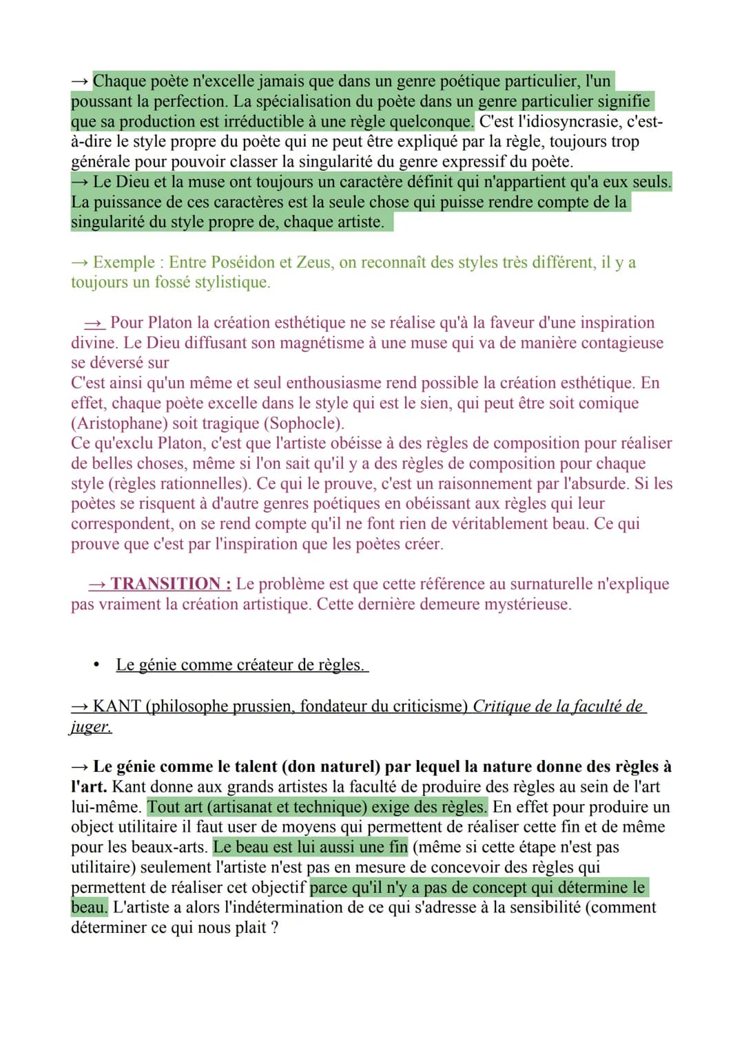 CHAPITRE 5: L'ART.
→ INTRODUCTION : Le mot « art » à la même étymologie que le mot
<< technique » technê en grec qui donne ars en latin. Au 