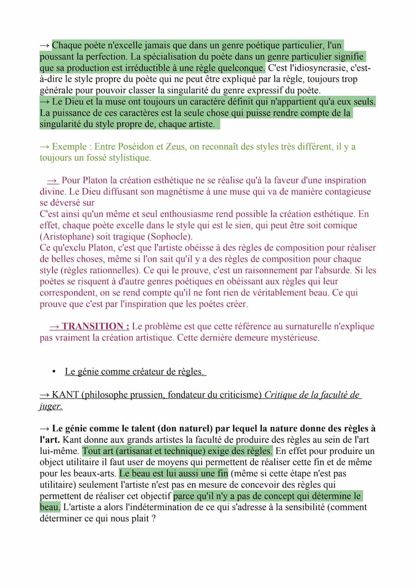 CHAPITRE 5: L'ART.
→ INTRODUCTION : Le mot « art » à la même étymologie que le mot
<< technique » technê en grec qui donne ars en latin. Au 