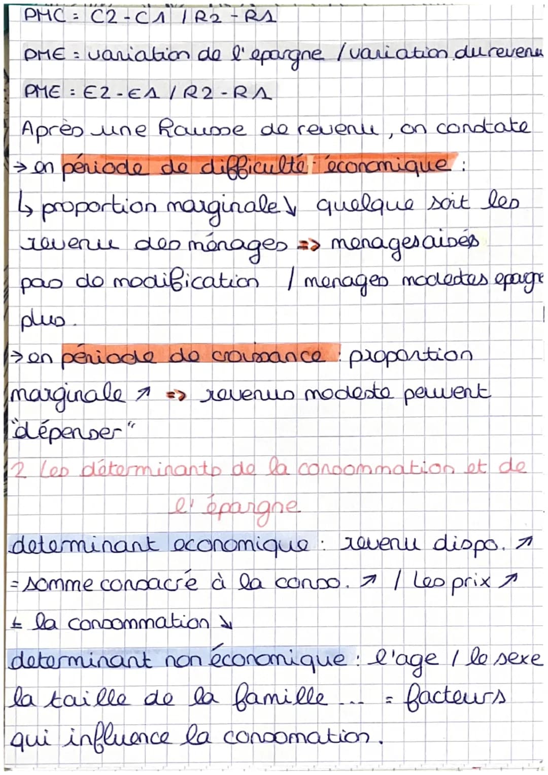 ECONOMIE
Ø
chap?
L'utilisation des revenus des menages.
DEF:
consommation est la destruction d'un
lien ou d'un service, pour satisfaire des
