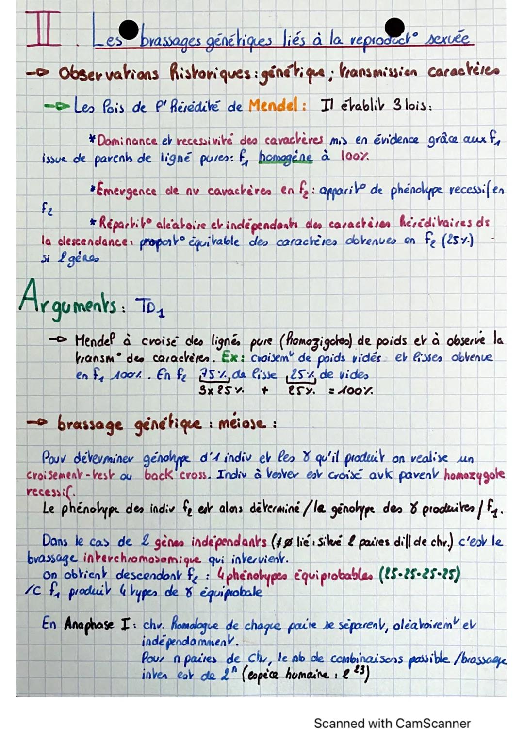 SVT
Spé
Origine Du Genotypes Des Individus Chapitre 11
1
I Stabilité génétique et évolution clonale : Conservation génorum
Une & qui subit u
