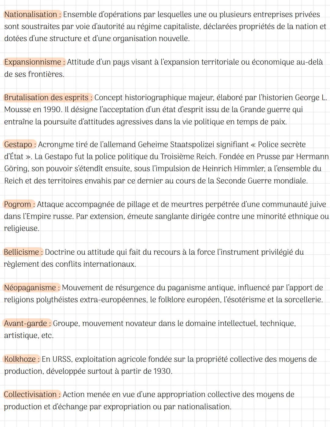 Histoire
Séquence 1: Fragilités des démocraties totalitarismes et Seconde Guerre mondiale
(1929-1945)
Taylorisme : Système d'organisation sc