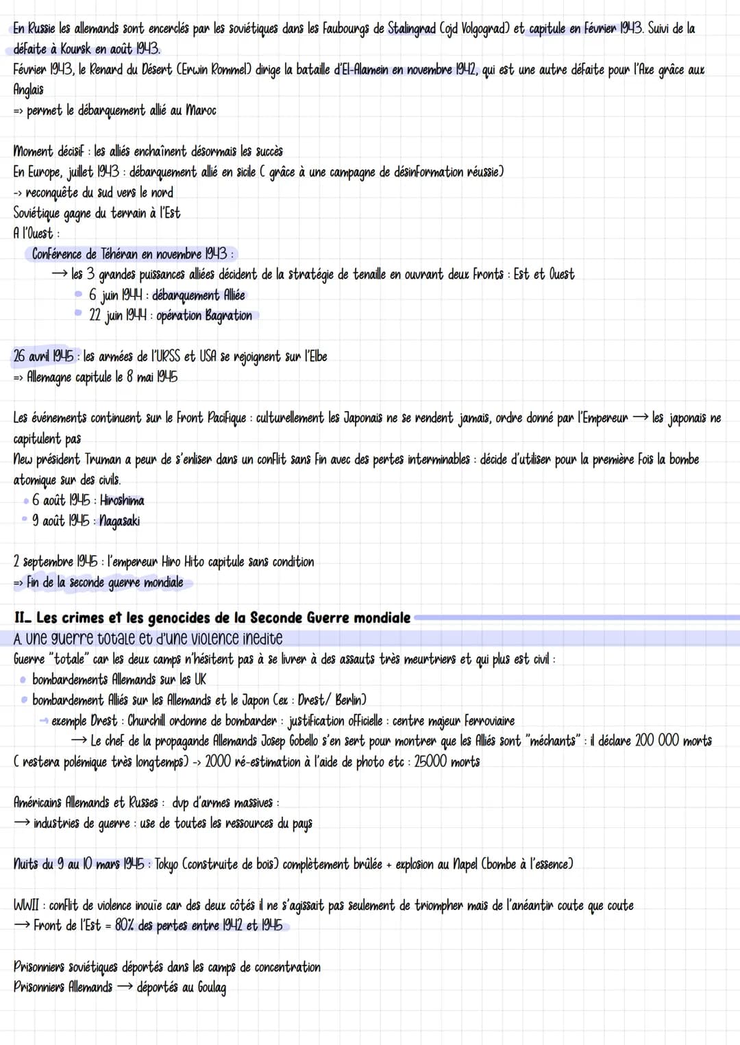 Theme 1
Fragilites des democraties, totalitarismes et seconde guerre mondiale
La seconde Guerre mondiale
(1935-1945)
Pb : Comment le monde e