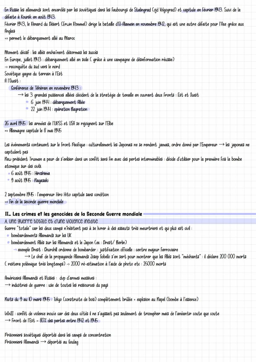 Theme 1
Fragilites des democraties, totalitarismes et seconde guerre mondiale
La seconde Guerre mondiale
(1935-1945)
Pb : Comment le monde e