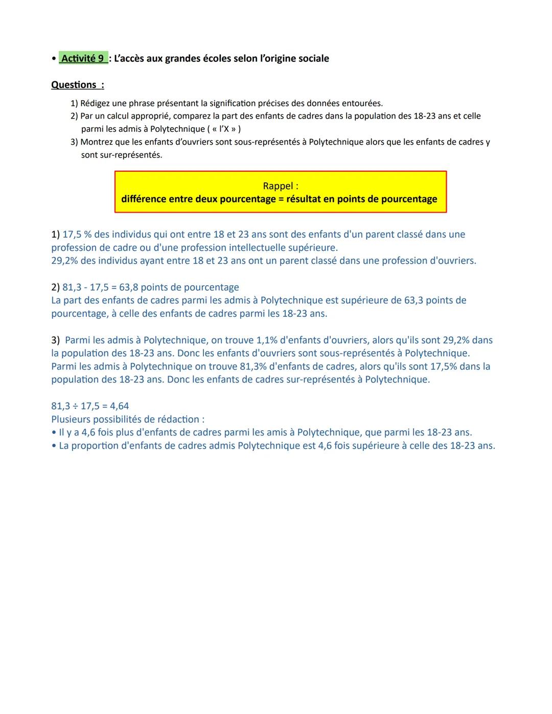 Chapitre 2 - Comment la socialisation contribue-t-elle à expliquer les
différences de comportements des individus ?
Introduction
Rappel de l