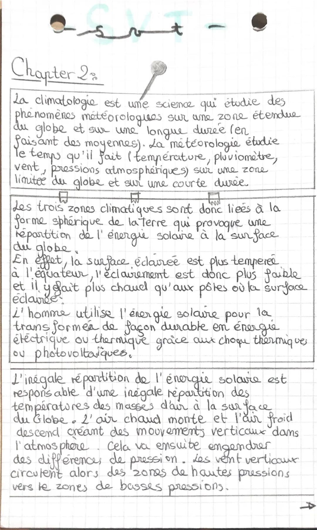 Différence et Point commun entre Climatologie et Météorologie en SVT pour les Élèves de Cycle 3 et 5ème