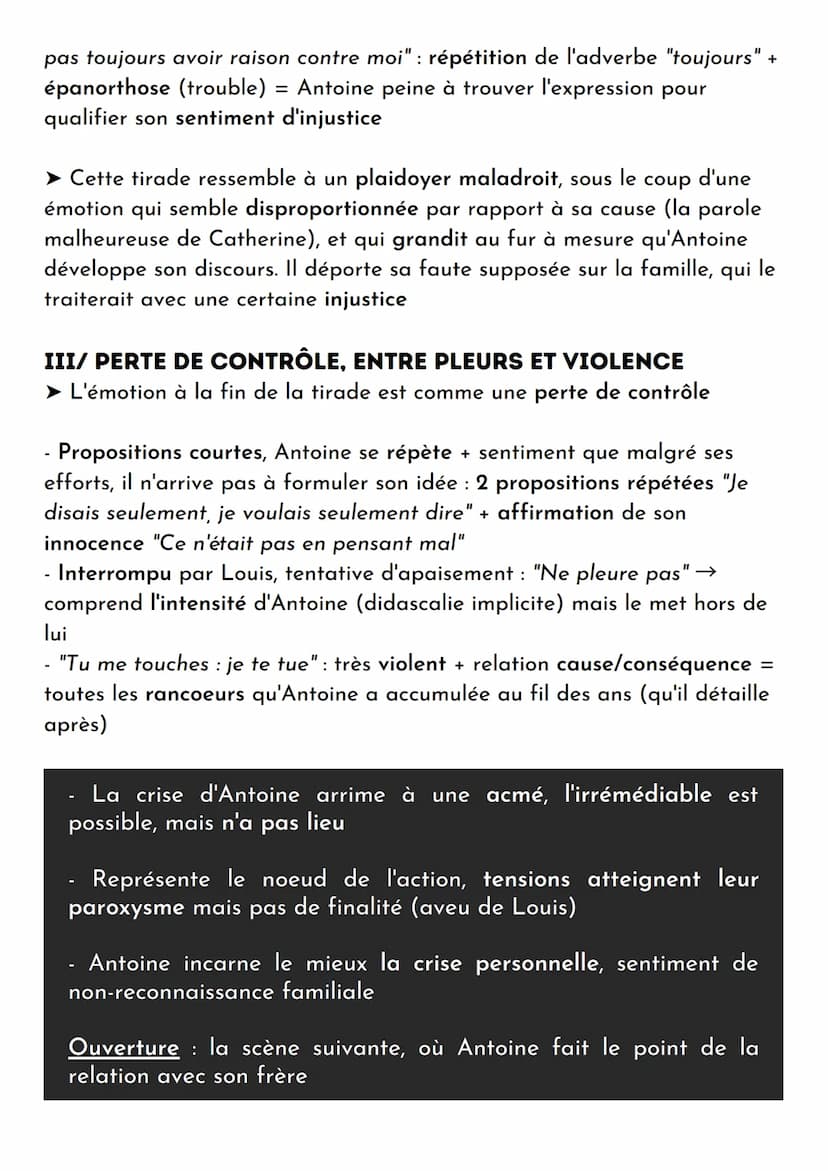 scène 2, partie 2
JUSTE LA FIN DU MONDE
1990/JEAN-LUC LAGARCE/ THÉÂTRE
RÉSUMÉ Première partie (scène 11): fin par un dialogue entre Antoine
