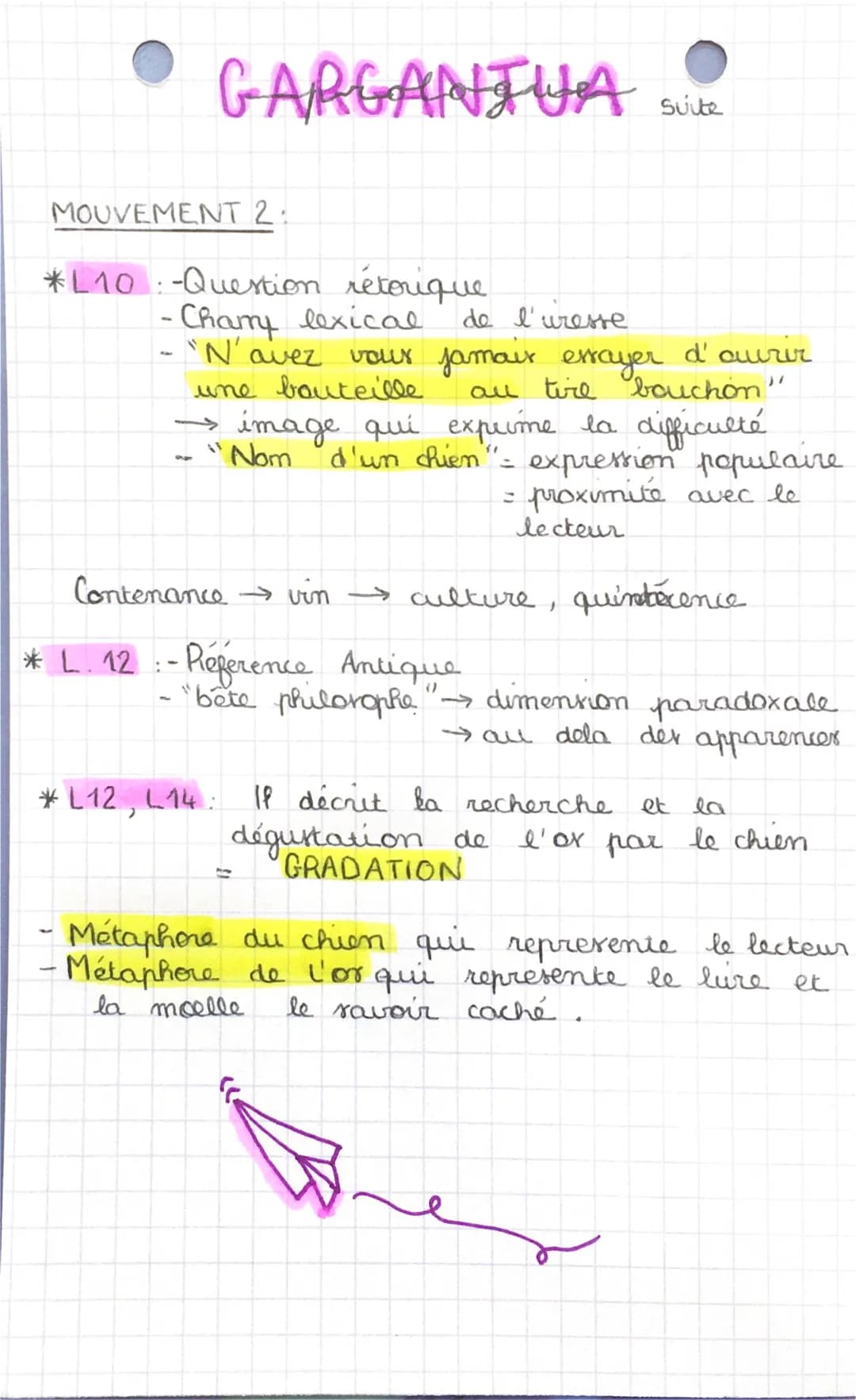 GAR Corgung A
Introduction :
Objet d'étude: La littérature d'idée du
16 ème au 21 ème siècle
Parcours: Pire et savoir
Mouvement : Humaniste
