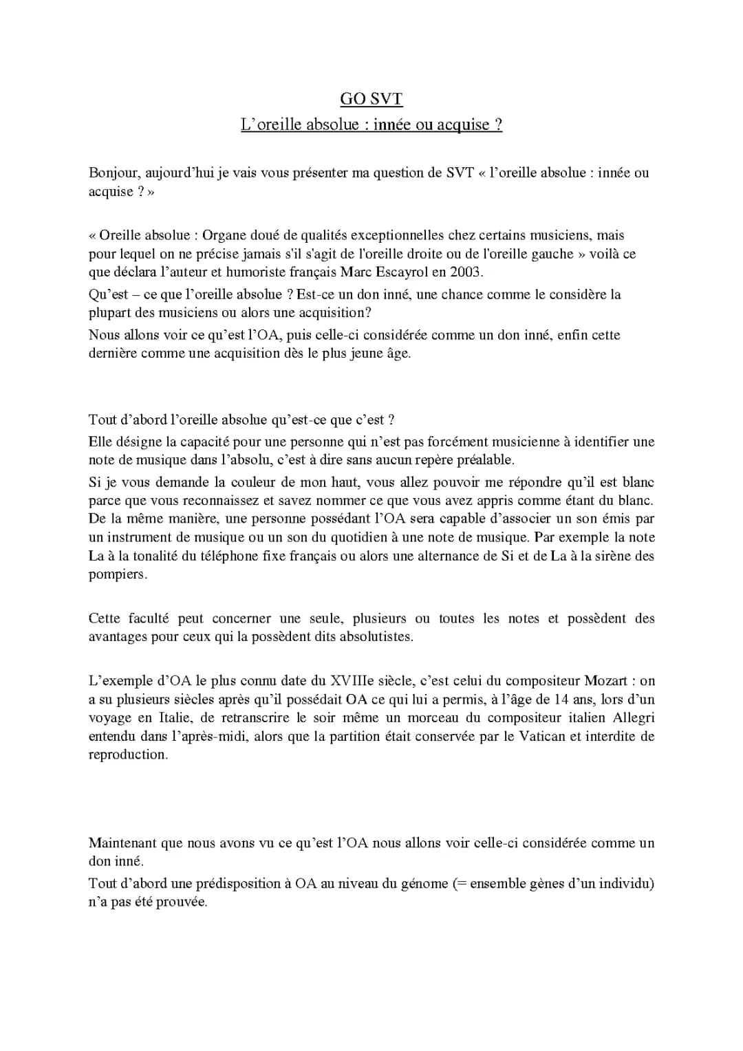 Qu'est-ce que l'oreille absolue ? Test, célèbrités et inconvénients