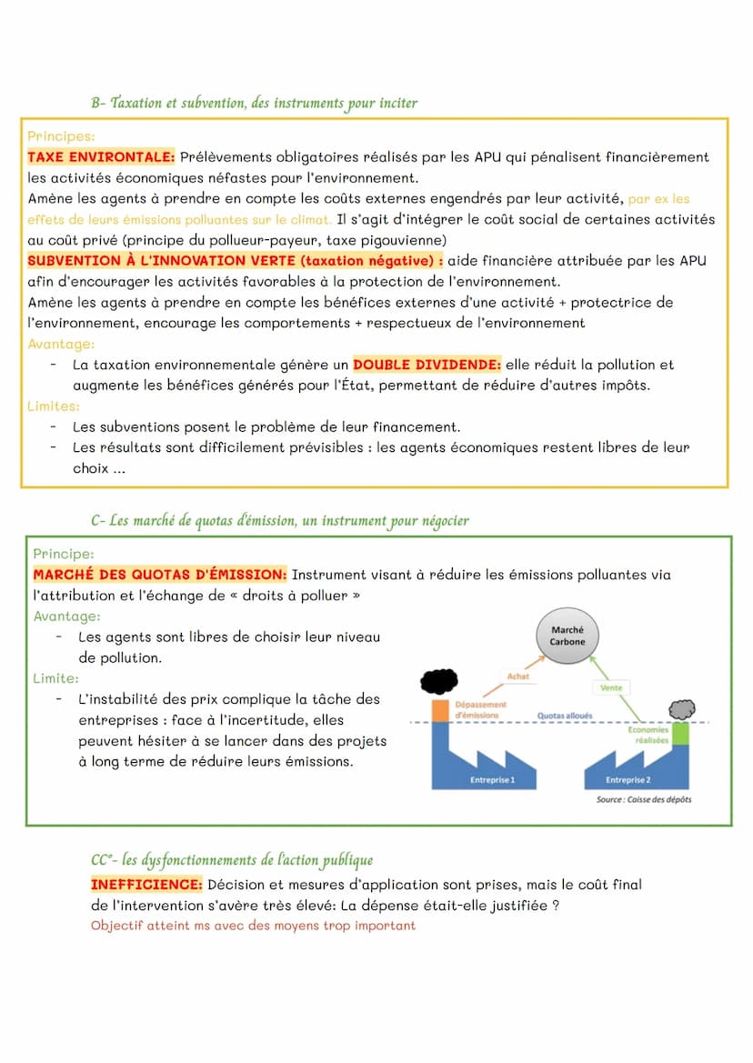 Chapitre 2: regards croisés: Quelle action publique pour l'environnement ?
I- Comment l'environt peut-il devenir un objet d'action publique 