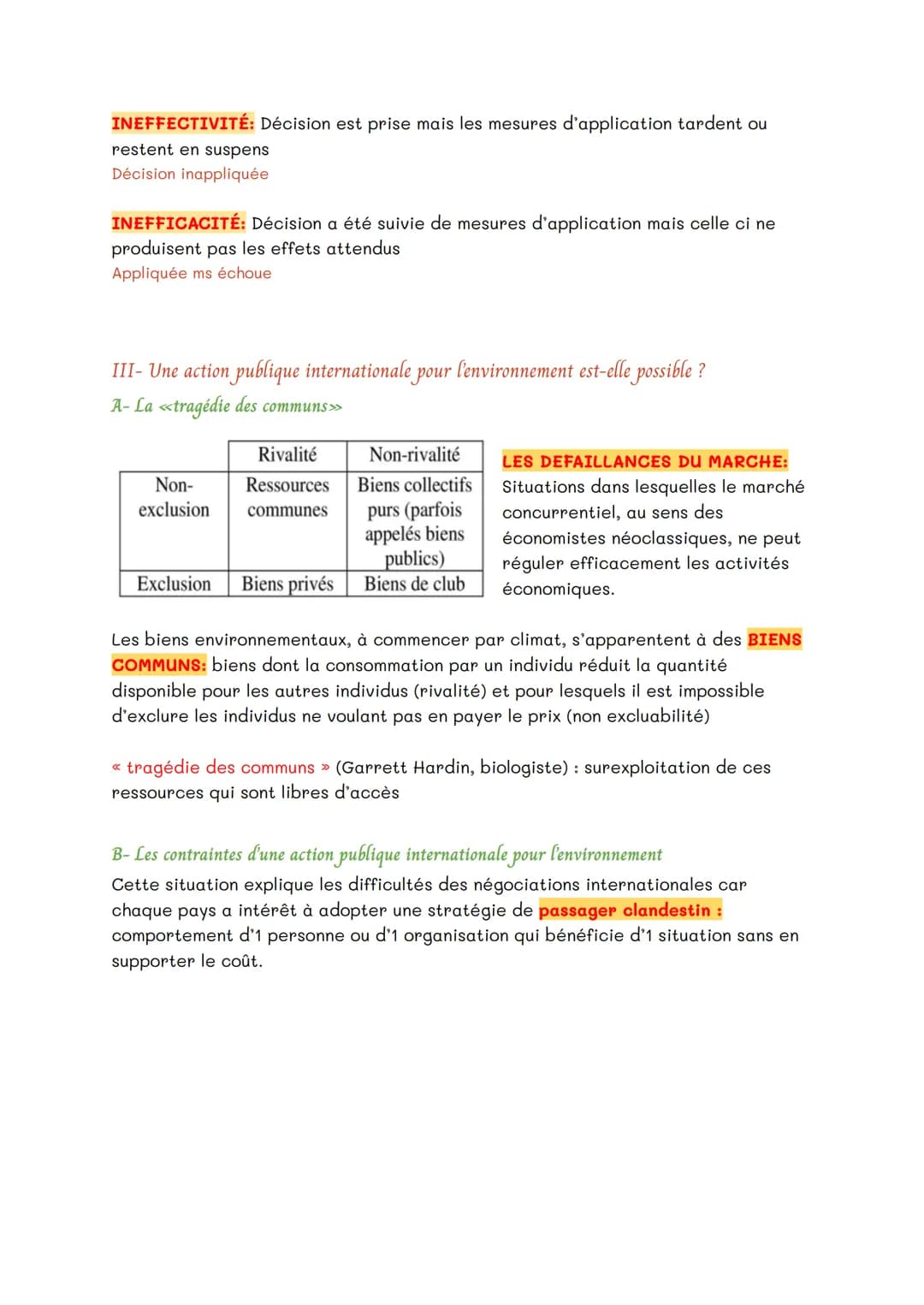 Chapitre 2: regards croisés: Quelle action publique pour l'environnement ?
I- Comment l'environt peut-il devenir un objet d'action publique 