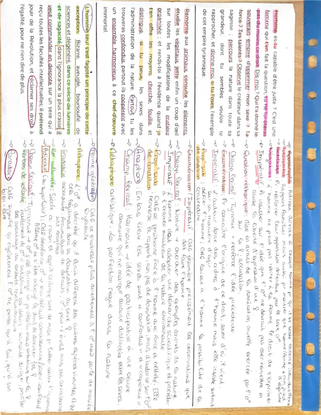 --- OCR Start ---
INTRODUCTION
L'Adresse aux hommes
LL1
Carte d'identité de l'oeuvre
Plan
Titre: Déclaration des droits de la femme et de la