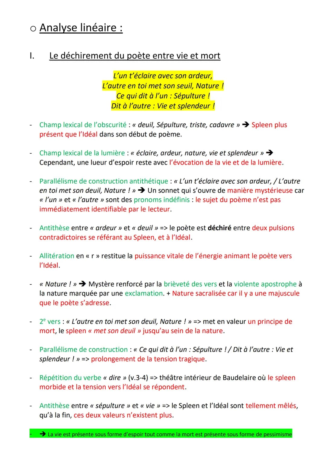 ORAL - TEXTE 2: Fleurs du Mal - POÉSIE :
<< Alchimie de la douleur »
o Introduction :
1. PRÉSENTATION : Charles Baudelaire est un poète à la
