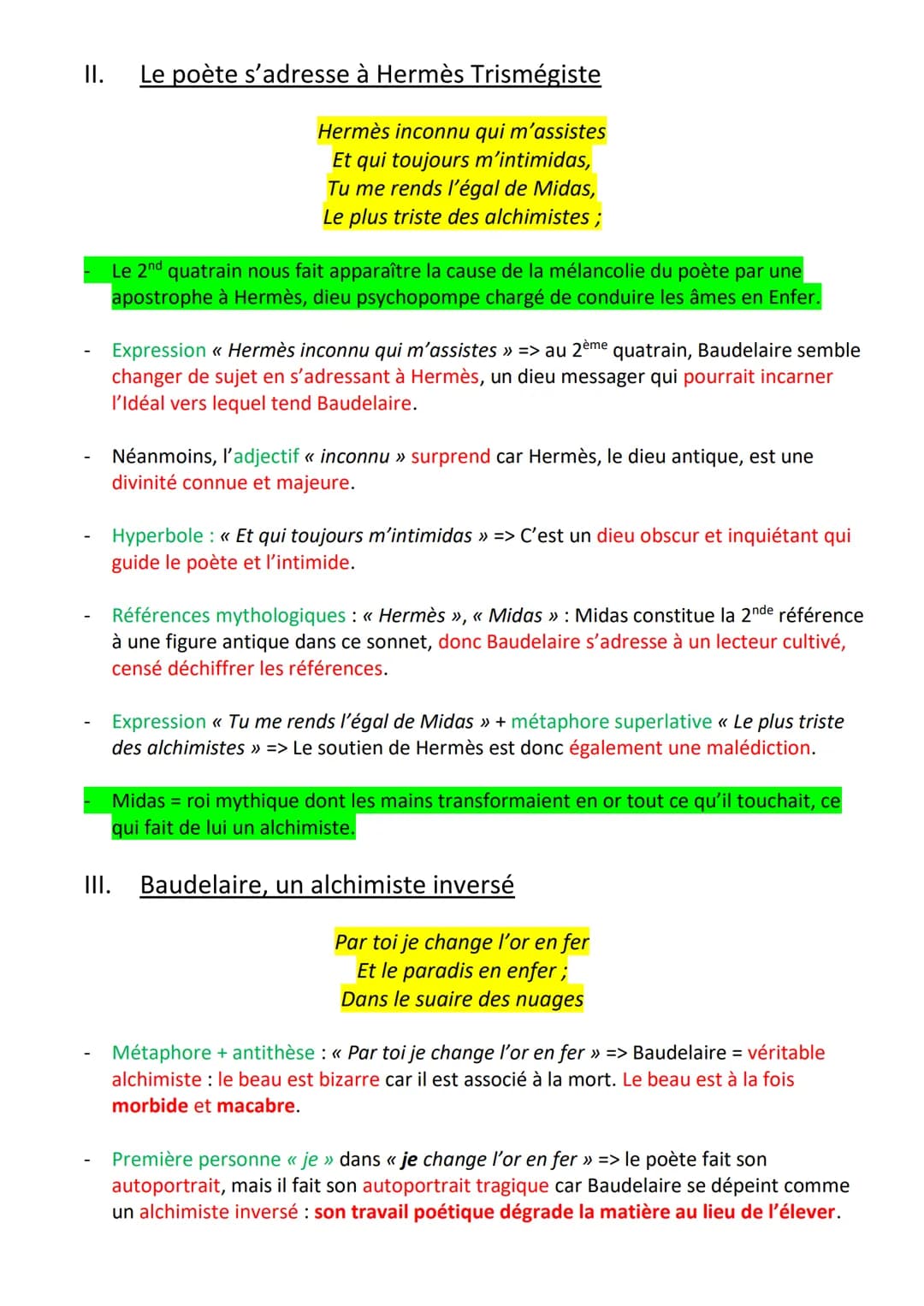 ORAL - TEXTE 2: Fleurs du Mal - POÉSIE :
<< Alchimie de la douleur »
o Introduction :
1. PRÉSENTATION : Charles Baudelaire est un poète à la