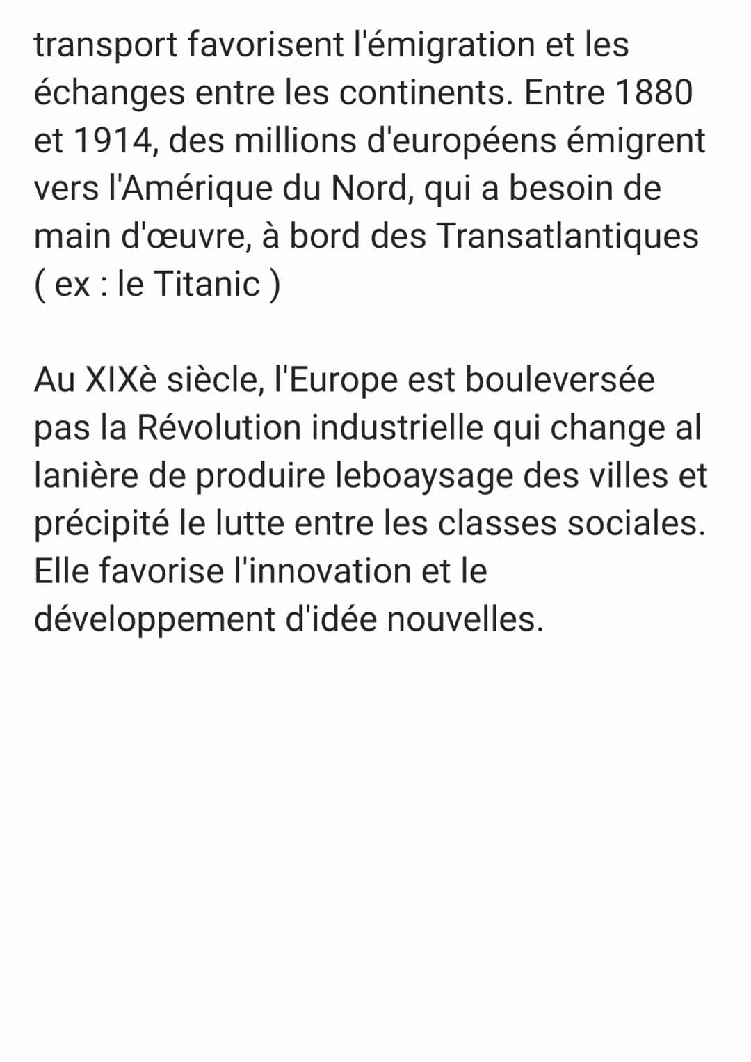 INTRO:
Aux XIXè siècle, l'exploitation des mines de
charbon bouleversé les société
européennes : c'est la Révolution
industrielle.
La révolu