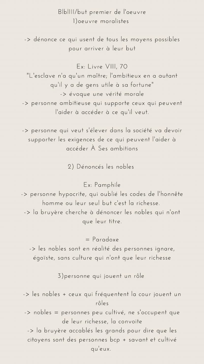 Version 2 : Le spectacle offert par
les caractères n'est-il qu'un
divertissement ?
I/ Une oeuvre divertissante
1) personnage Ridicule
Ex: Mé