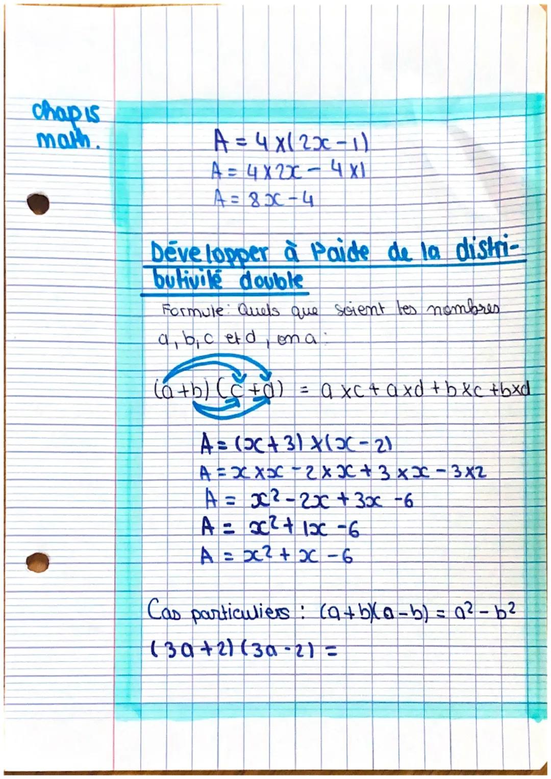 chap is
Nath

de Calcul litteral:
plévelopper et réduire une
expression littérale.

① Réduire une expression algébrique
Rédure une somme: Il