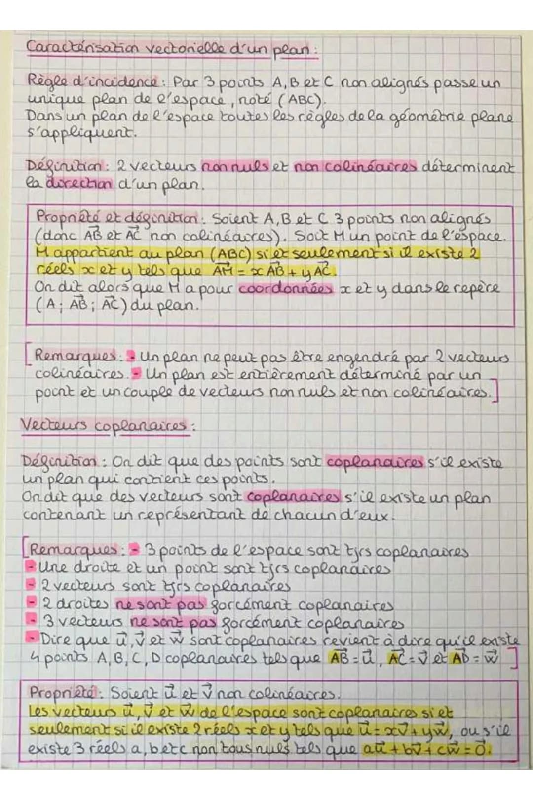 MATHS
CHAP. 3: géométrie dans l'espace
Ⓒ Vecteurs de l'espace
Vecteurs et translations.
Définition: Soient Met M' deux points de l'espace.
L