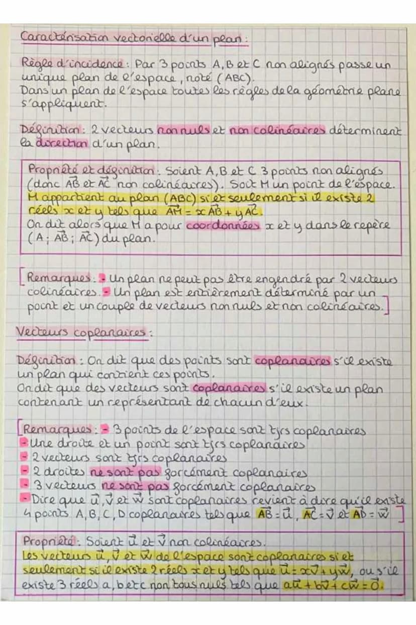 MATHS
CHAP. 3: géométrie dans l'espace
Ⓒ Vecteurs de l'espace
Vecteurs et translations.
Définition: Soient Met M' deux points de l'espace.
L